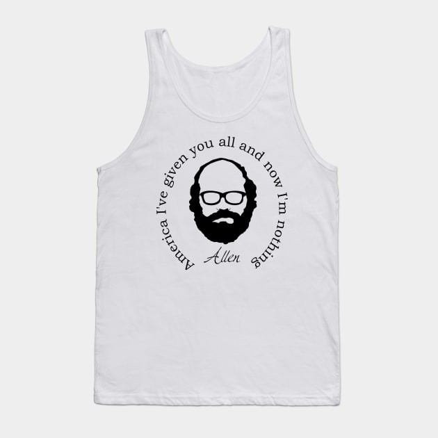 Allen Ginsberg Tank Top by PoetandChef